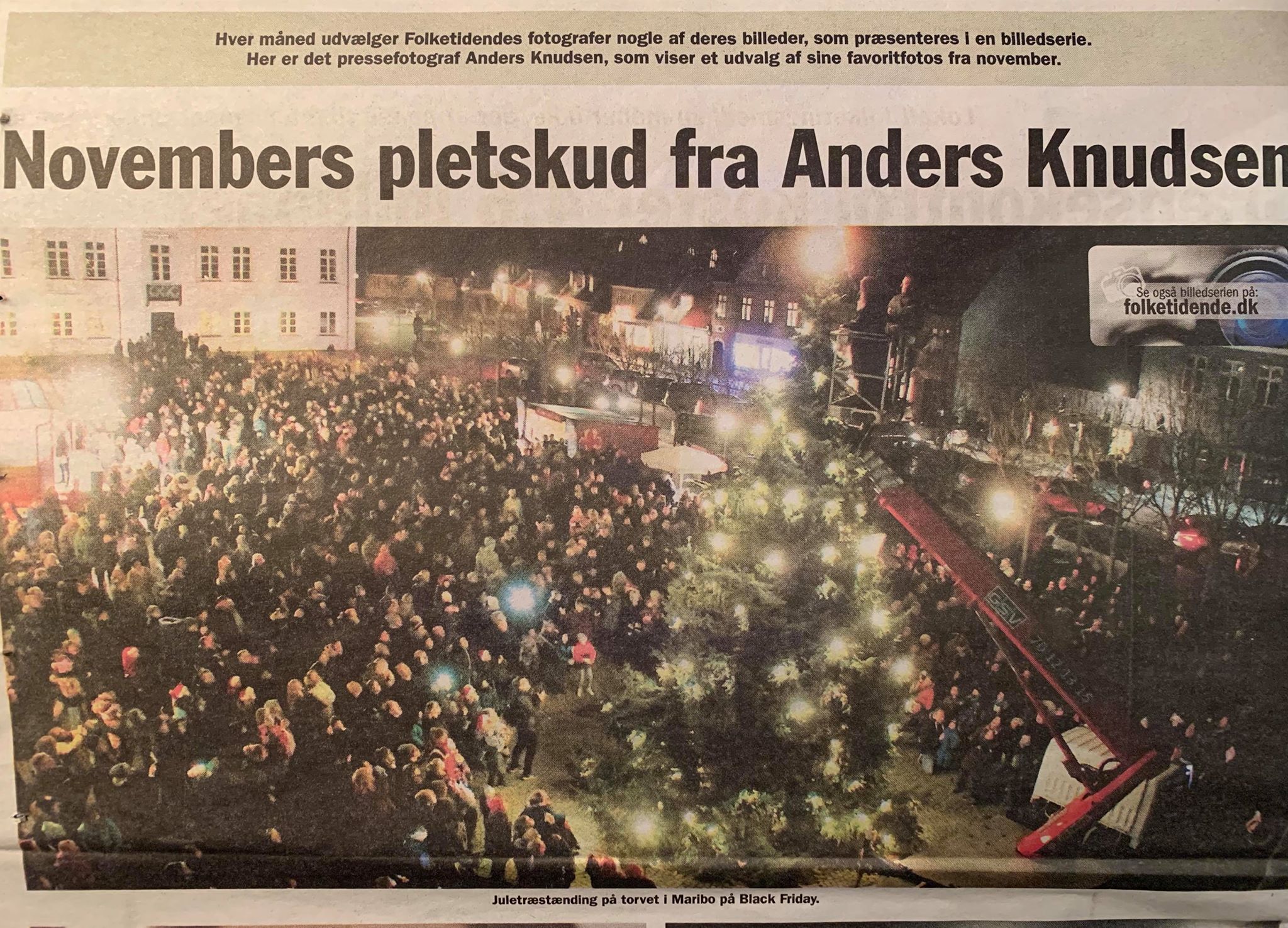 Juletr&aelig;st&aelig;nding i Maribo 2019